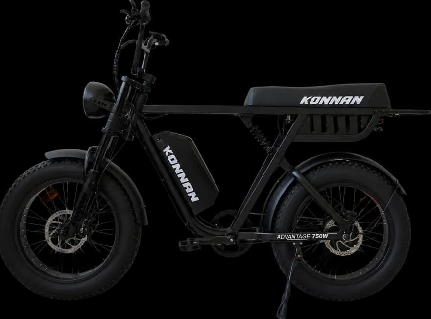 Bicicleta elétrica Advantage Preto / Branco